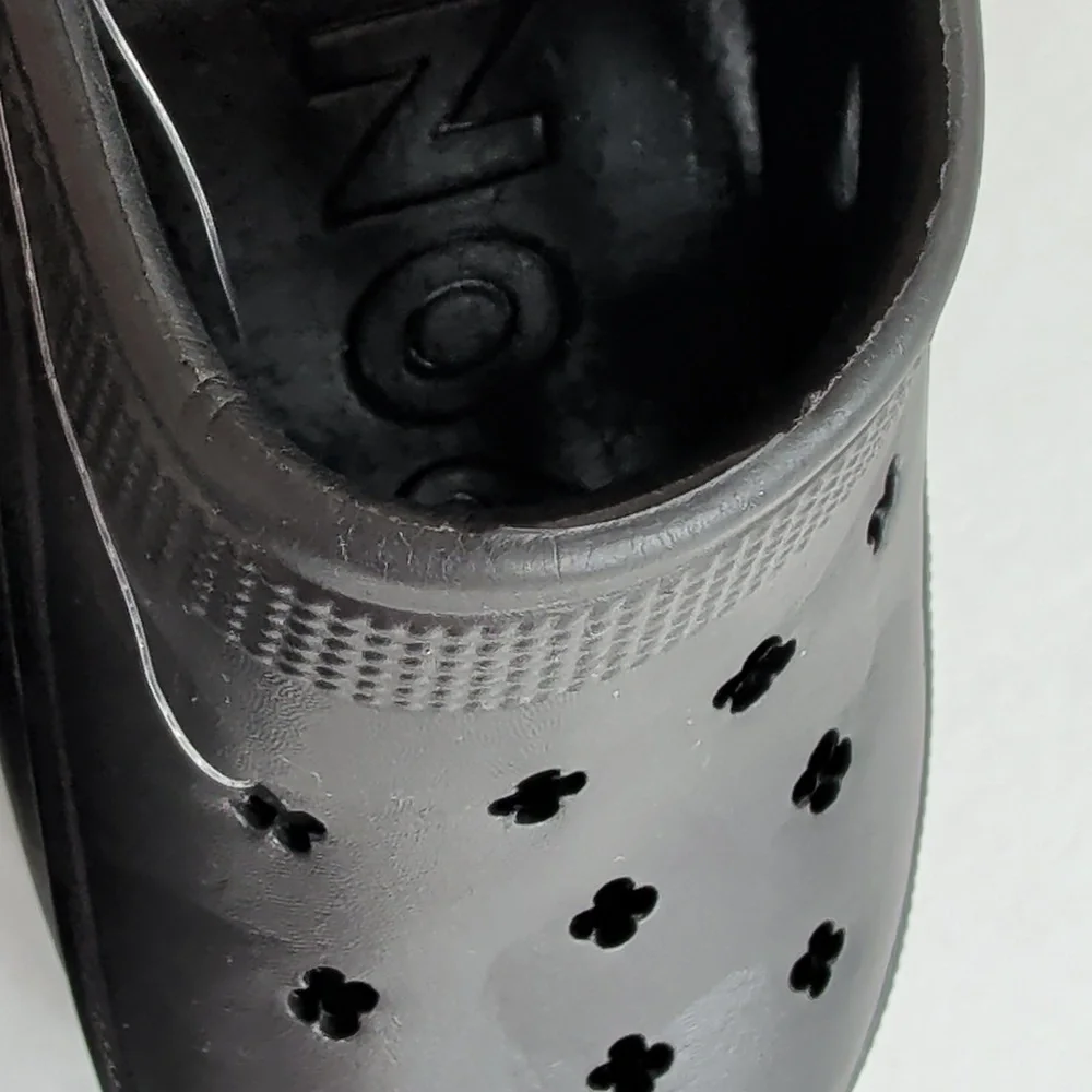 NWOT Conno 6 Sport Ultra-High Platform Clogs Chunky Mules 39/40 Black FLAWS